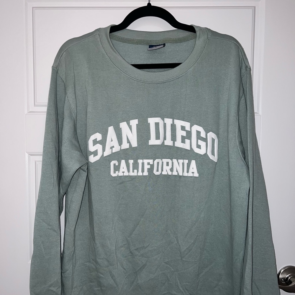 Pastel Green San Diego Soft Crew Neck